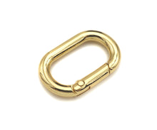 Load image into Gallery viewer, 30mm Oval Spring Gate, Gold/Silver/Gunmental Oval Clasp, Snap Clip Trigger Clasp, Spring Buckle for Chain Purse Key Jewelery, sku#H308C
