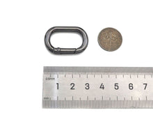 Load image into Gallery viewer, 30mm Oval Spring Gate, Gold/Silver/Gunmental Oval Clasp, Snap Clip Trigger Clasp, Spring Buckle for Chain Purse Key Jewelery, sku#H308C
