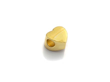 Load image into Gallery viewer, New Trendy Gold Mother of Pearl  A-Z 26 Initials Letter Heart Space Beads, Initial Letter Beads, 7x9x10mm,sku#G420