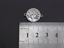 Load image into Gallery viewer, CZ Micro Pave Lucky Tree on Mother-of-pearl Connector, Cubic
