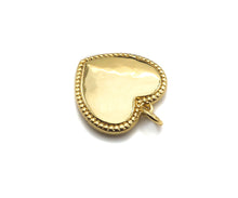 Load image into Gallery viewer, High Polished Hand and Foot On Heart Shape Charms,  18x18mm,Sku#F1273C