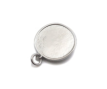 Load image into Gallery viewer, CZ Micro Pave Underwater World pearl Center Coin Pendant/Charm,Sheell Snail Pearl, sku#L400