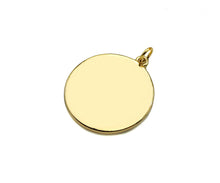 Load image into Gallery viewer, 14K Gold Filled Heart On Round Medallion Pendant,SKU#LX03