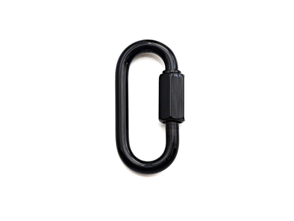 Large Oval Shape Screw Clasp, Gold/Silver/Gunmetal/Rose Gold Carabiner Clasp, Carabiner Clasp,19x36mm, sku#H244