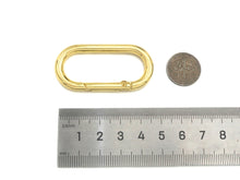 Load image into Gallery viewer, 50mm Large Spring Gate, Gold/Silver Large Oval Clasp, Snap Clip Trigger Clasp, Spring Buckle for Chain Purse Key Jewelery, sku#H309C