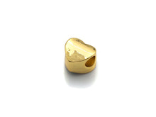 Load image into Gallery viewer, New Trendy Abalone Gold Heart Beads, A-Z 26 Initials Letter Space Beads, Initial Letter Charm, 7x9x10mm,sku#G421