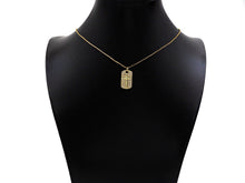 Load image into Gallery viewer, CZ Cross On Rectangle Shape Charm, Sku#LK198