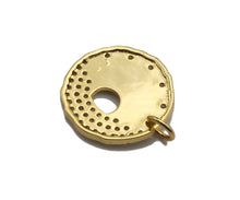 Load image into Gallery viewer, CZ Micro Pave Radical Light Cresent Moon Charm, sku#L374
