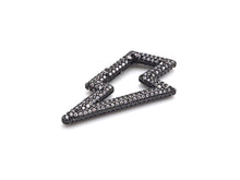 Load image into Gallery viewer, NEW Fully CZ Micro pave Lightning Bolt Clasp, H262