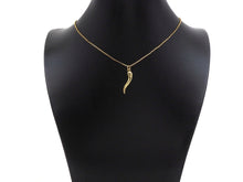 Load image into Gallery viewer, 18k Shiny Gold/Silver Italian Horn Charms, Protection Horn Charms, Chilli Shape Pendant, Bracelet Necklace Charms, 5x26mm, sku#L457
