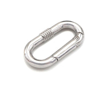 Load image into Gallery viewer, Gold/Silver Oval Clasp with Screw Patten, Snap Clip Trigger Clasp, Spring Buckle for Chain Purse Key Jewelery, 17x33mm, sku#H310