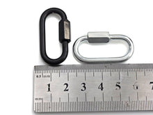 Load image into Gallery viewer, Large Oval Shape Screw Clasp, Gold/Silver/Gunmetal/Rose Gold Carabiner Clasp, Carabiner Clasp,19x36mm, sku#H244