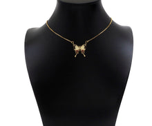 Load image into Gallery viewer, Colorful Enamel Butterfly Shape Pendant/Charm,Black White Red Enamel Butterfly, Necklace Bracelet Enamel Charm Pendant,21x22mm, Sku#LK199
