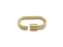 Load image into Gallery viewer, Oval Shape Clasp, Carabiner Clasp, H191
