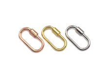 Load image into Gallery viewer, Oval Shape Clasp, Carabiner Clasp, H191