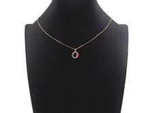 Load image into Gallery viewer, CZ Enamel Moon Coin charm, sku#L324