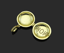 Load image into Gallery viewer, CZ Micro Pave Mom On Open-Up Round Box Shape Pendant, 22x23mm,Sku#F1405C