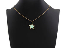 Load image into Gallery viewer, Black White Red Blue Enamel Five Star Pendant with Gold Finish, Enamel Star, Colorful Enamel Star, 15mm/25mm/35mm, sku#FH31
