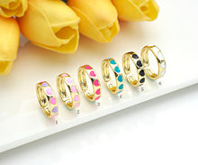 Load image into Gallery viewer, Colorful Enamel Heart Adjustable Ring, Sku#X205