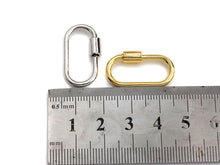 Load image into Gallery viewer, Oval Shape Clasp, Carabiner Clasp, H191