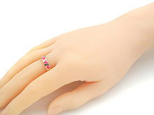 Load image into Gallery viewer, Colorful Enamel Heart Adjustable Ring, Sku#X205