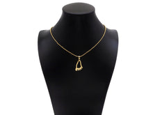 Load image into Gallery viewer, CZ Micro Pave Foot Shape Pendant,18K Gold Feet Charm, Necklace Bracelet Charm Pendant,16x27mm,Sku#FH159