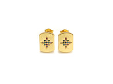 Load image into Gallery viewer, CZ North Star Stud Earring, Sku#J233