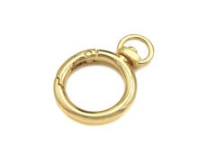 Load image into Gallery viewer, 28mm Round Buckle Spring Gate, Gold/Silver/Gunmental/Rose Gold Clasp, Snap Clip Clasp, Spring Buckle for Purse Key Jewelery, sku#H313
