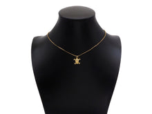 Load image into Gallery viewer, CZ Micro Pave Pirate Skull Shape Pendant,18K Gold Pirate Charm, Necklace Bracelet Charm Pendant,13x13mm,Sku#FH160