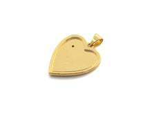 Load image into Gallery viewer, Enamel Colorful Rainbow Heart Shape Pendant,CZ Micro Pave Oil Drop pendant,Enamel pendant,Enamel Jewelry, 19x23mm,sku#F1070