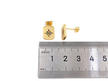 Load image into Gallery viewer, CZ North Star Stud Earring, Sku#J233