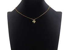 Load image into Gallery viewer, Gold silver Puffy Heart charm, sku#L377