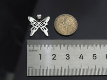 Load image into Gallery viewer, 18K Gold Silver Butterfly Charms, Dainty Charms, Butterfly Pendant, Butterfly Necklace Charms, 17mm, Sku#F1298