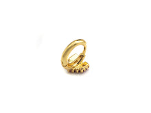 Load image into Gallery viewer, CZ Latch Back Huggie Earrings,Sku#J235