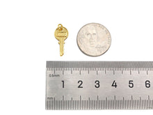 Load image into Gallery viewer, 18K Gold Key Shape Pendant, Gold Charm, SKU#FH162