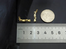 Load image into Gallery viewer, Micro Pave Mama Word Pendant/Charm, 18K Gold Filled Y477