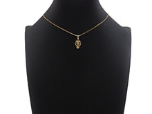 Load image into Gallery viewer, CZ Micro Pave Virgin Mary On Oval  Stand Shaped Pendant/Charm,24K Gold Cubic Zirconia Pendant Charm,11x18mm,sku#F1262