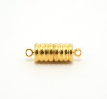 Load image into Gallery viewer, Silver/Gold/Black Plated Strong Magnetic Cylinder Clasp, 8X23mm Clasps, Beading supplies, Secure Clasp,SKU#C65