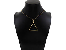 Load image into Gallery viewer, CZ Micro Pave Triangle Shape Pendant/Charm, sku#F1367C