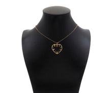Load image into Gallery viewer, Gold Filled Colorful Baguette CZ Micro Pave Heart Shape Pendant, 14K Gold Filled Heart Charm, Necklace Bracelet Pendant,26x25mm,Sku#CP22