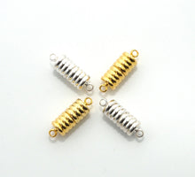 Load image into Gallery viewer, Silver/Gold/Black Plated Strong Magnetic Cylinder Clasp, 8X23mm Clasps, Beading supplies, Secure Clasp,SKU#C65