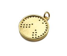 Load image into Gallery viewer, CZ Micro Pave Fairy Angle With Wing charm, sku#L406