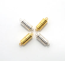 Load image into Gallery viewer, Silver/Gold/Black Plated Strong Magnetic Cylinder Clasp, 8X23mm Clasps, Beading supplies, Secure Clasp,SKU#C65