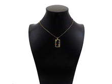 Load image into Gallery viewer, Gold Filled Colorful Baguette CZ Micro Pave Rectangle Shape Pendant, 14K Gold Filled Charm, Necklace Bracelet Charm Pendant,14x25mm,Sku#CP24