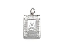 Load image into Gallery viewer, Silver Initial Letter Charm, Alphabet Letter Charm, SKU#F1347C