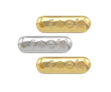 Load image into Gallery viewer, 18k Dainty Gold F*CK On Oval Bar Connector/Pendant, Bracelet Necklace Oval Connector,7x23mm,Sku#L464