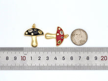 Load image into Gallery viewer, Colorful Enamel Mushroom Shape Pendant, Sku#LK455