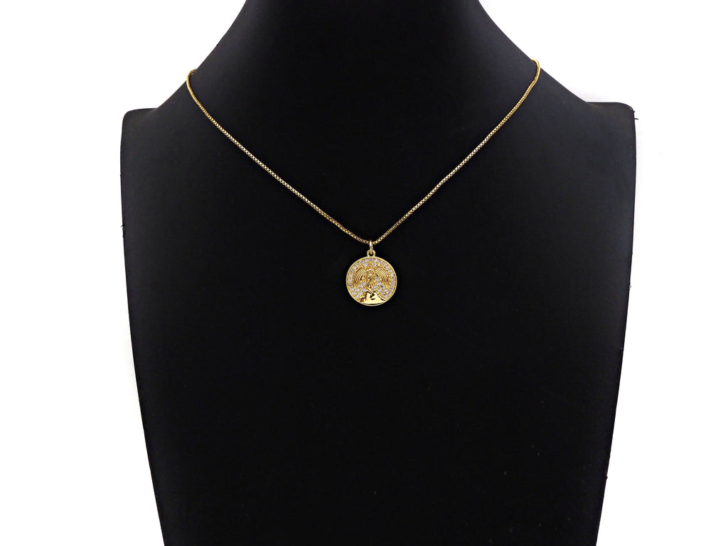 CZ Micro Pave Fairy Angle With Wing charm, sku#L406