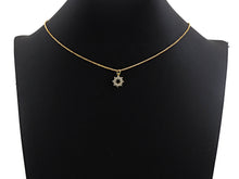 Load image into Gallery viewer, CZ Micro Pave open flower pendant charm, sku#L274