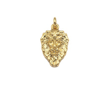 Load image into Gallery viewer, Dianty Embossment Lion Head Shape Pendant/Charm,, Sku#F1368C